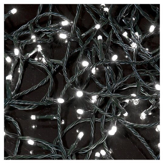 Tesco 200 Mfunction Bright White Lights Mains Powered, Suitable For