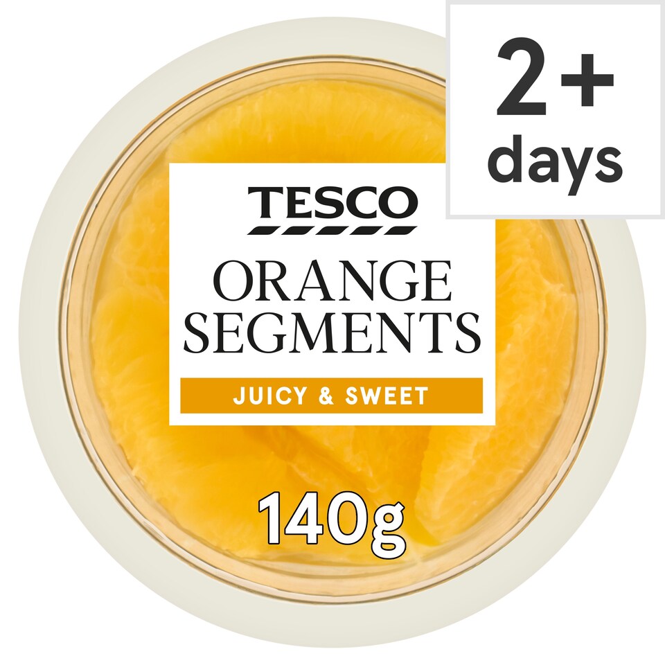 TESCO Orange Segements 140g