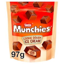 Munchies Cookie Dough Ice Cream Flavour Milk Chocolate 97g
