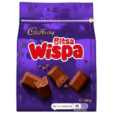 Cadbury Bitsa Wispa Chocolate Bag 100G