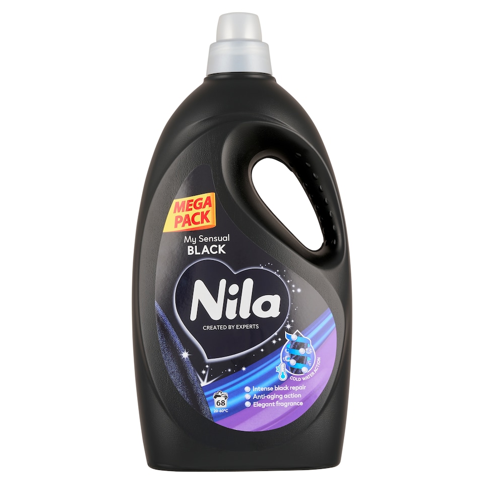 Nila My Sensual Black mosószer 68 mosás 3,7 l