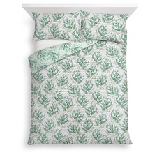 Tesco Fluidity Printed Crinkle Duvet Set Kingsize