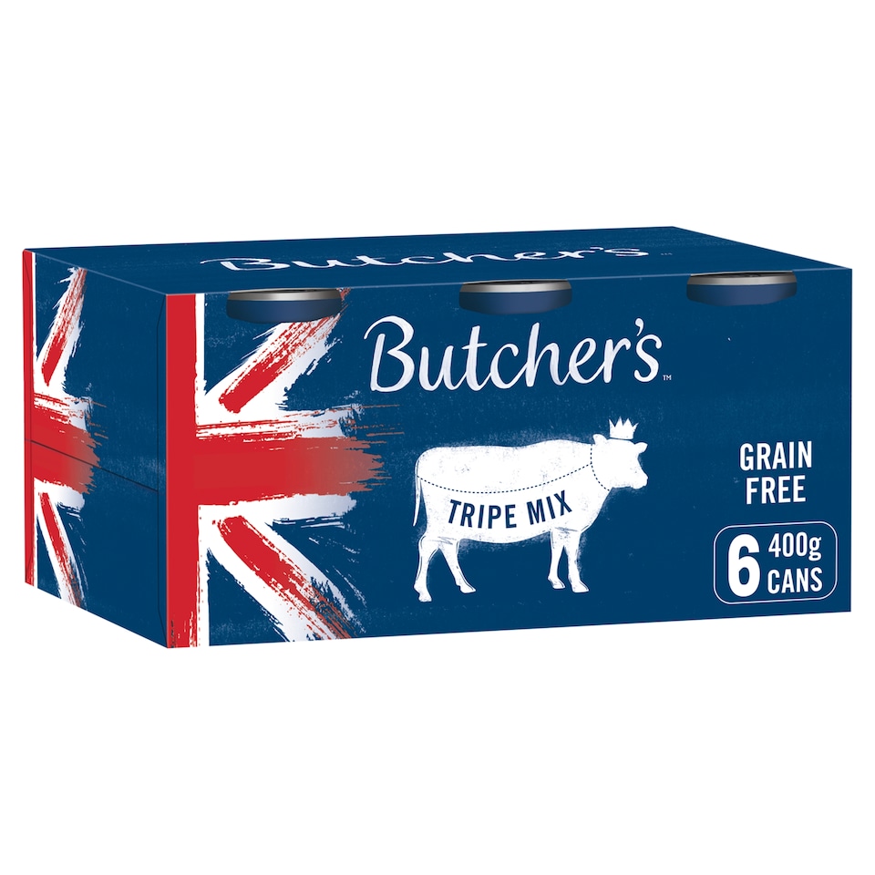 image 1 of Butcher's Tripe Dog Food Tins 6X400g