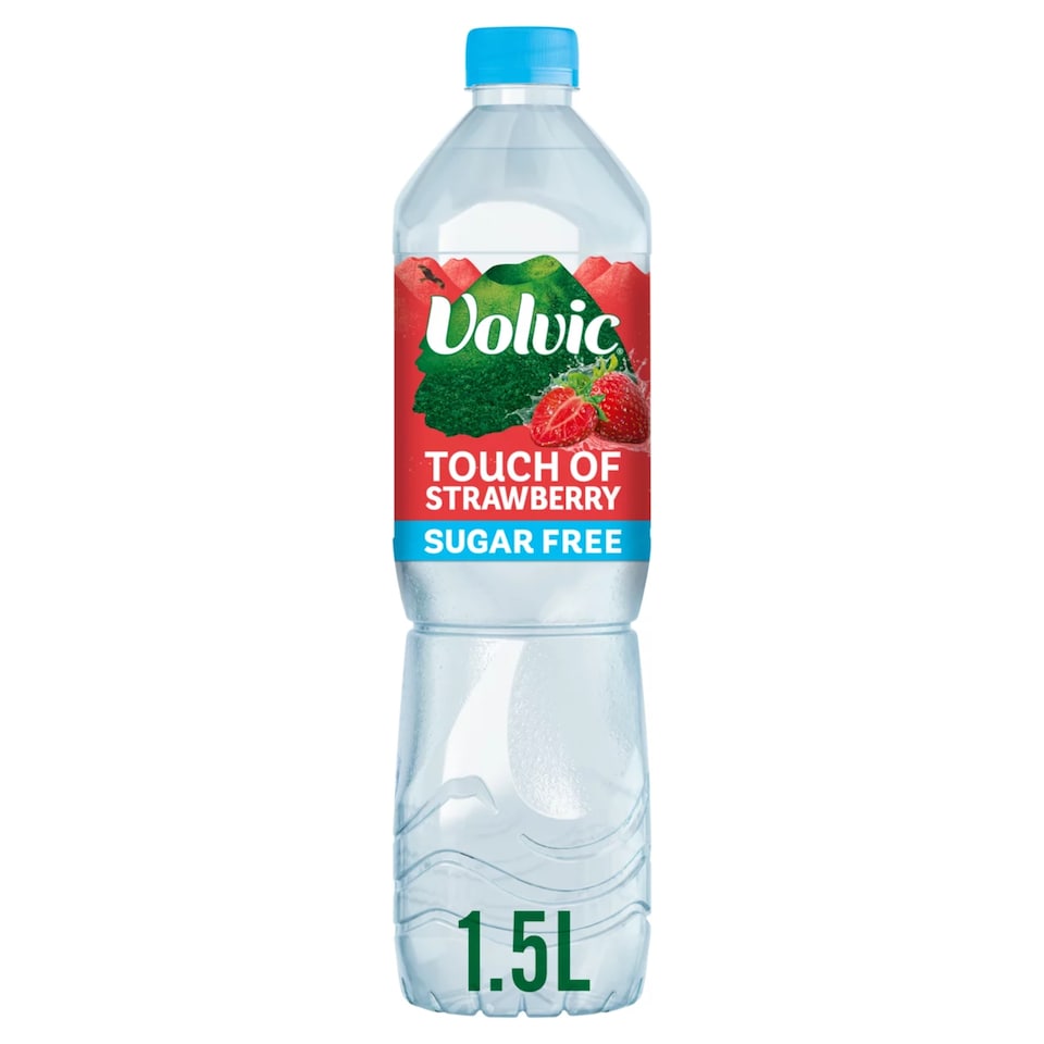 Volvic Touch of Fruit Strawberry Sugar Free Still Flavoured Water 1.5L