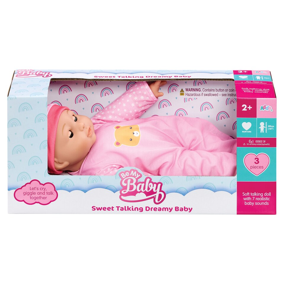 Obrázek 1 pro produkt Addo Be My Baby Mluvící spící panenka