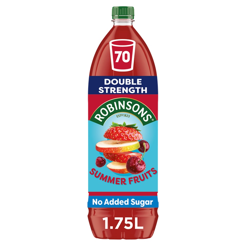 image 1 of Robinsons Double Strength Summer Fruits Squash 1.75L