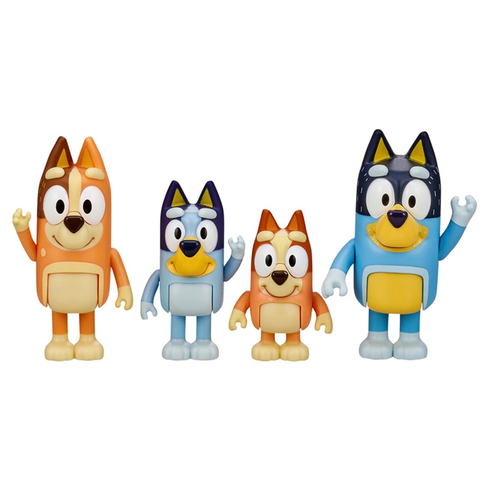 Bluey & Family Figures 4pk