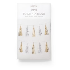 Ginger Ray Shimmer Mixed Metallic Tassel Garland