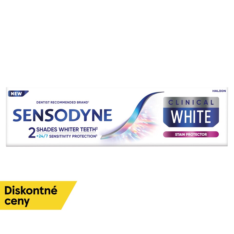 obrázok 1 z Sensodyne Clinical White Stain Protector zubná pasta s fluoridom 75 ml
