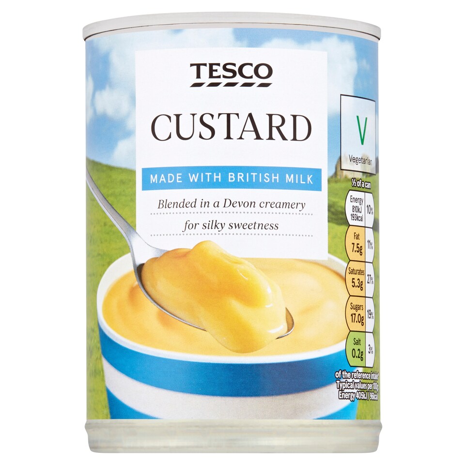 Tesco Ready To Serve Custard 400G