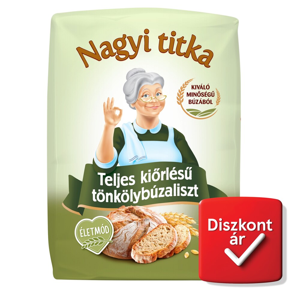 Nagyi titka Whole Spelt Flour TBL200 1 kg