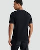 image 3 of F&F Halloween Pure Cotton Pumpkin Face Print Regular Fit T-Shirt in Black
