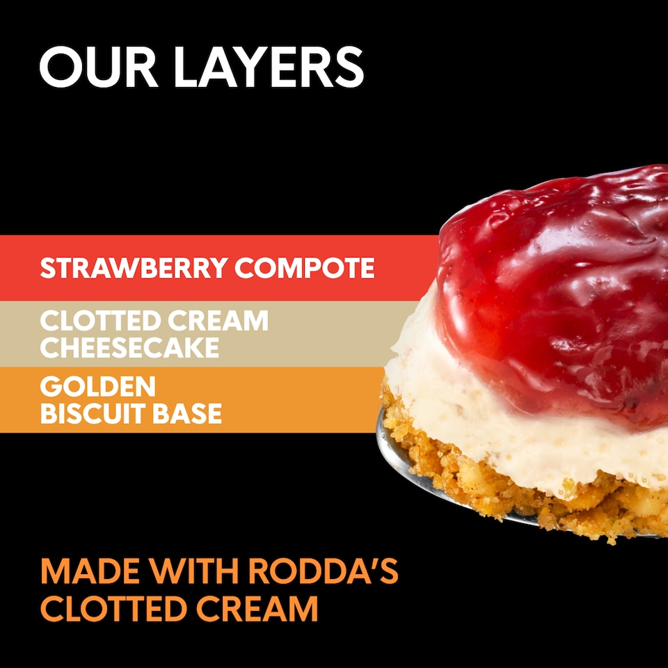 image 1 of Gu Strawberry & Clotted Cream Cheesecake Dessert (2x82g)