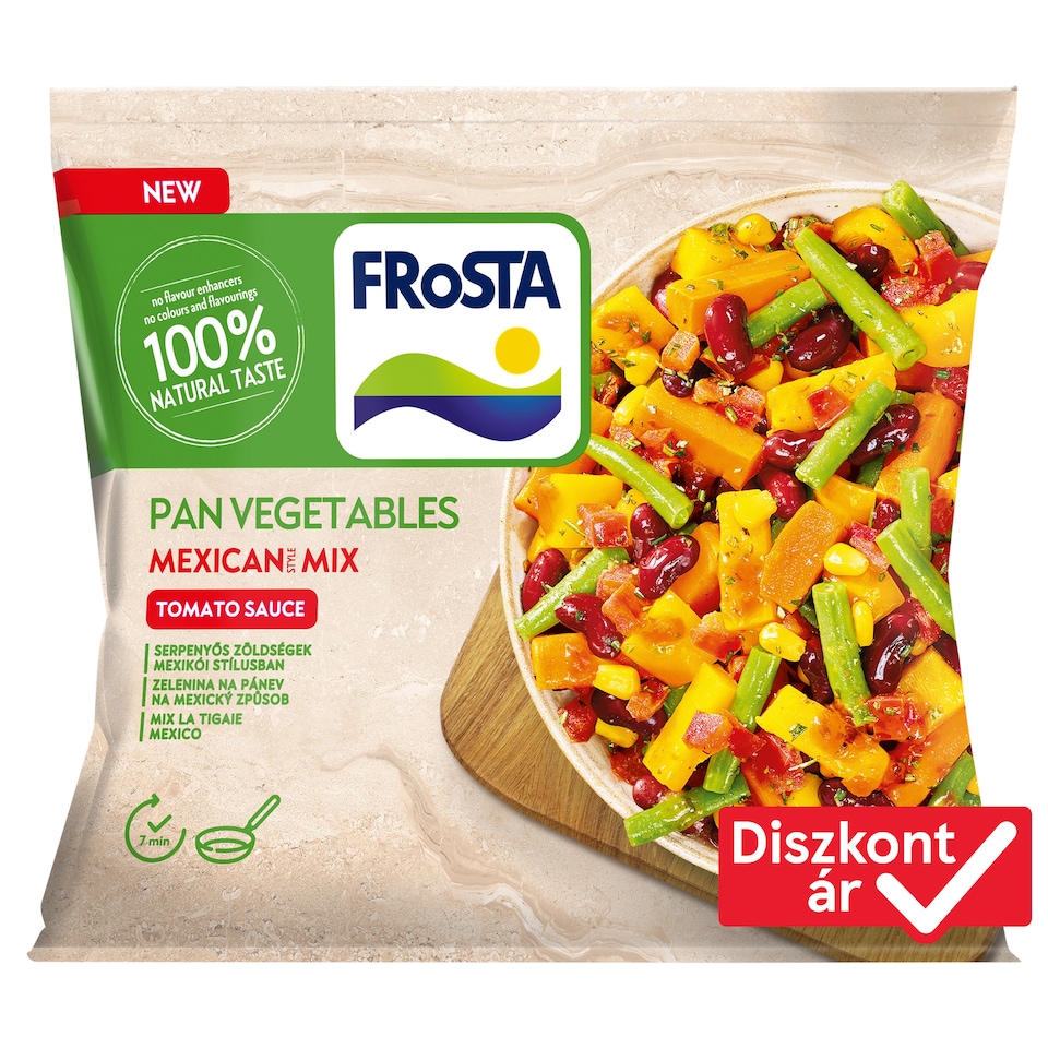 FRoSTA gyorsfagyasztott serpenyős zöldségek mexikói stílusban 400 g
