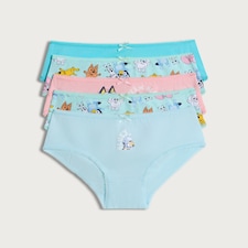 Bluey 5-Pack Pure Cotton Knickers in Multi