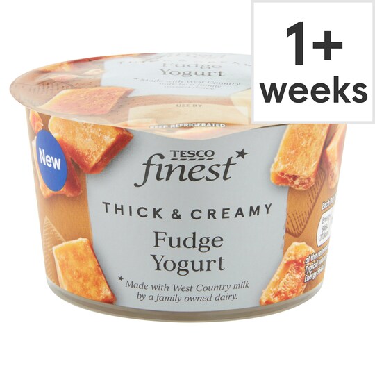 Tesco Finest Fudge Yogurt 150G Tesco Groceries