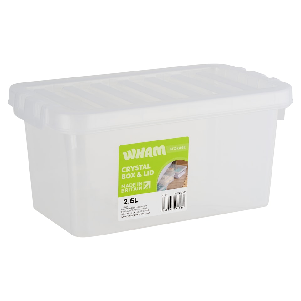 image 1 of Wham Crystal Box & Lid 2,6 l
