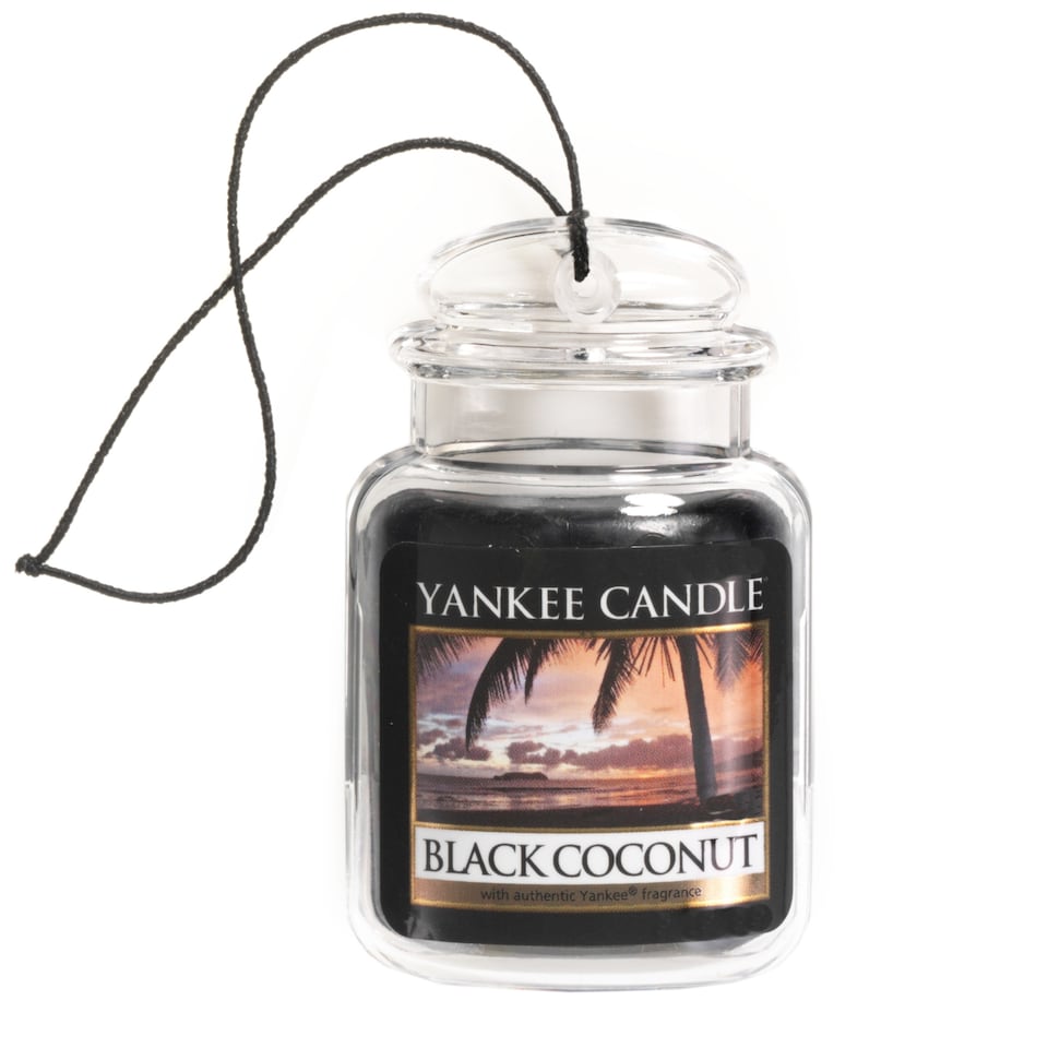 image 1 of Yankee Candle Black Coconut Car Jar Air Freshener