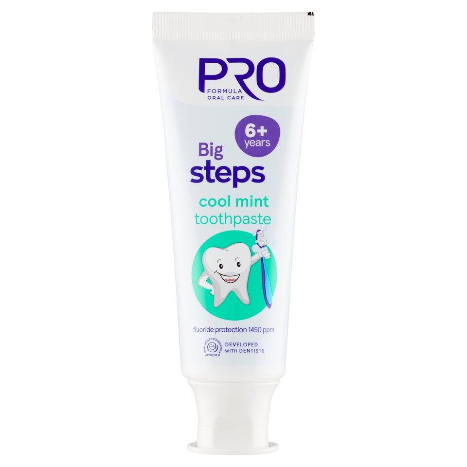 Pro Formula Big Steps Cool Mint Toothpaste 6+ Years 75 ml