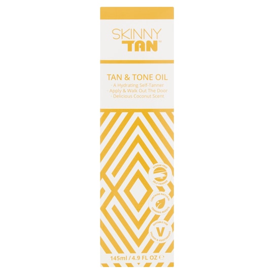 Skinny Tan Tan & Tone Oil 145Ml Tesco Groceries