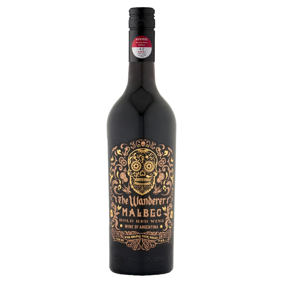 image 1 of The Wanderer Malbec 75cl