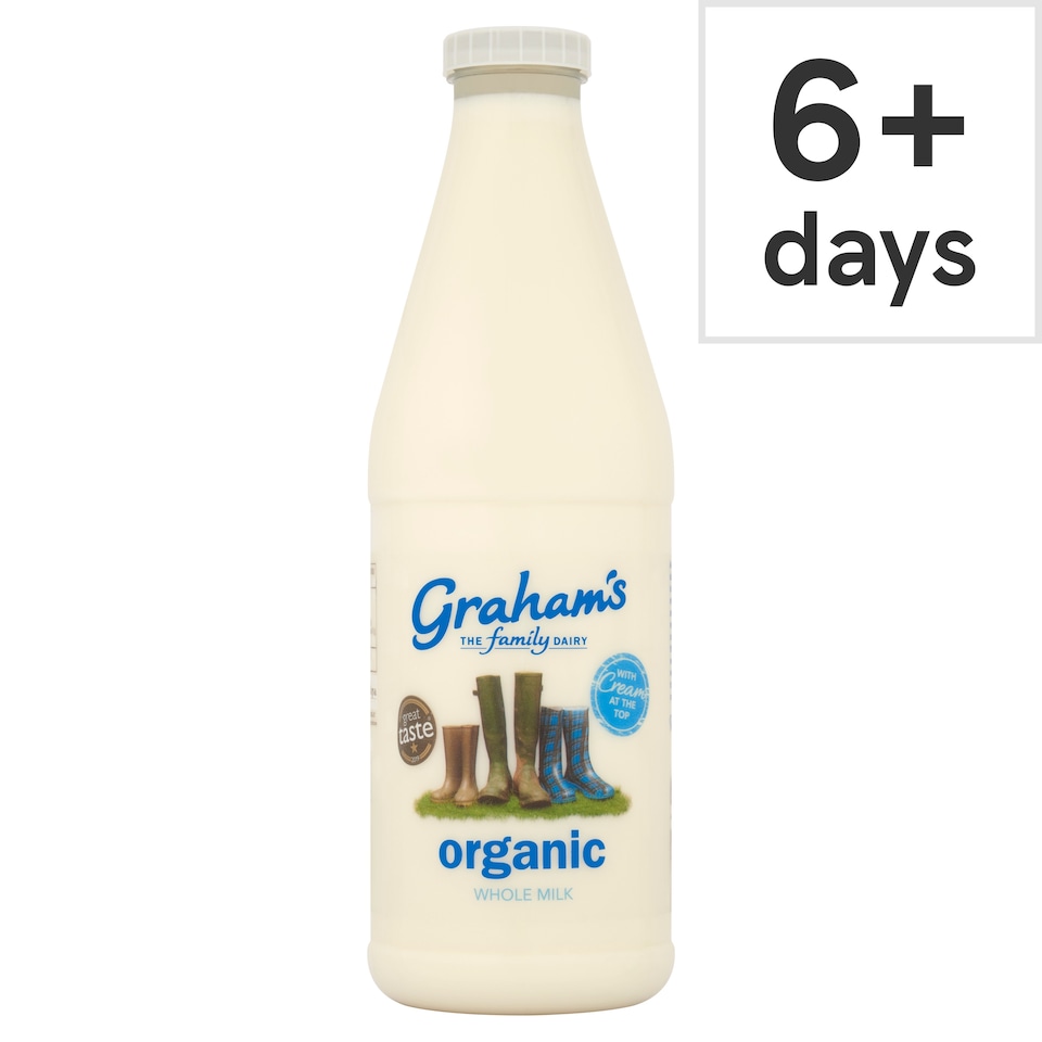Graham's Organic Whole Milk 1L