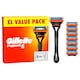 image 1 of Gillette Fusion5 Razor & 8 Blade Shaving Refill Big Blade Pack