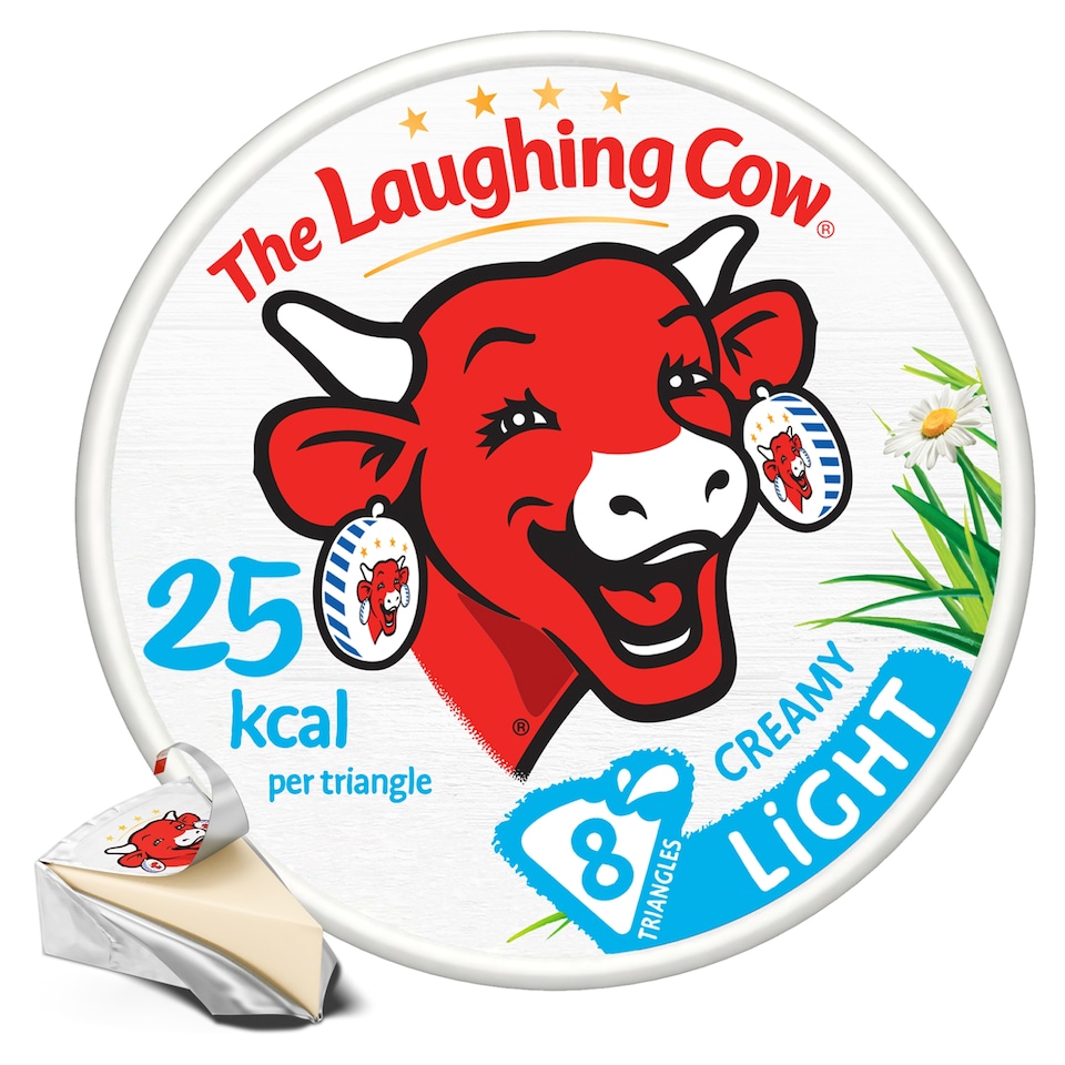 image 1 of L/Cow Light Cheese Spread Triangle 8 Pack 133G