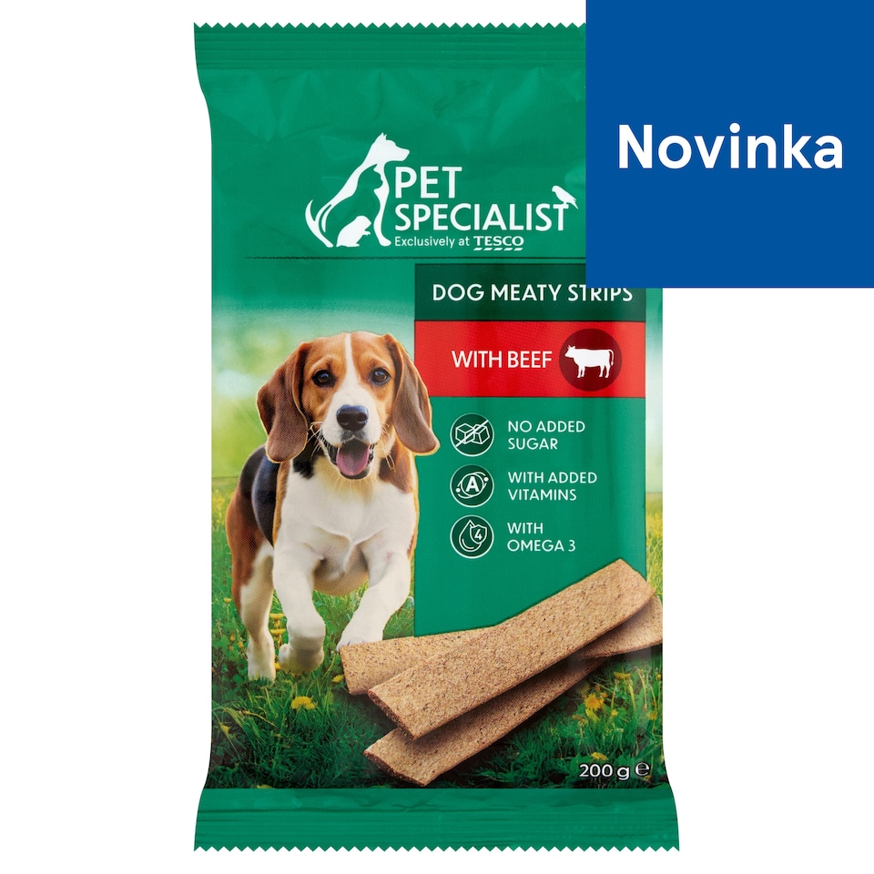 Pet Specialist Kúsky s hovädzinou 20 ks 200 g