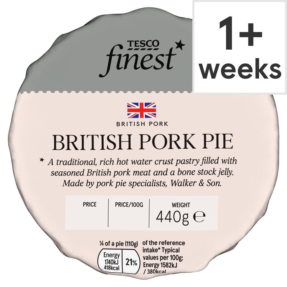 Tesco Finest Pork Pie 440g