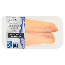 Tesco Finest Smoked Haddock Loins 280g