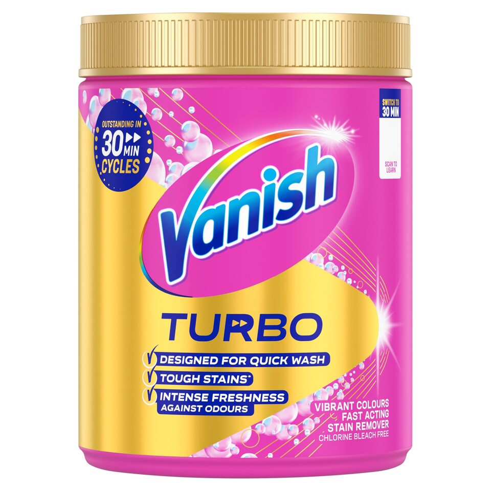 image 1 of Vanish Turbo Fast Acting Stain Remover 850g