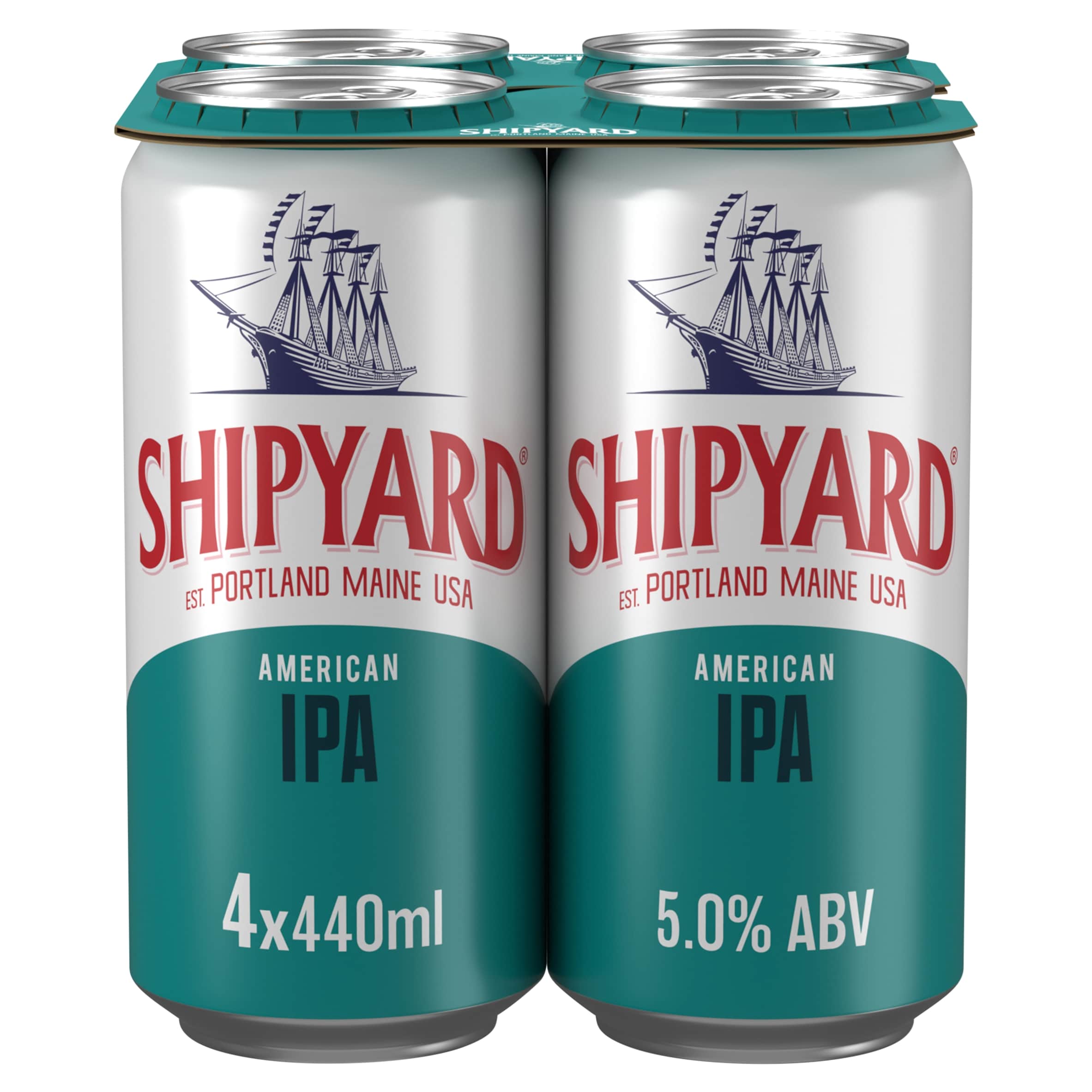 Shipyard American IPA Ale Beer Bottle 4X440ml