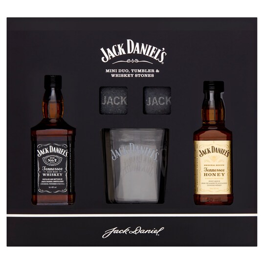 Jack Daniels Duo Tumbler & Whiskey Stones Tesco Groceries