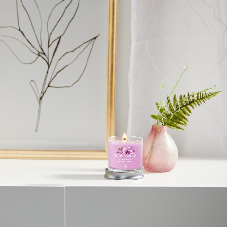 image 1 of Yankee Signature Tumbler Wild Orchid Candle 122g