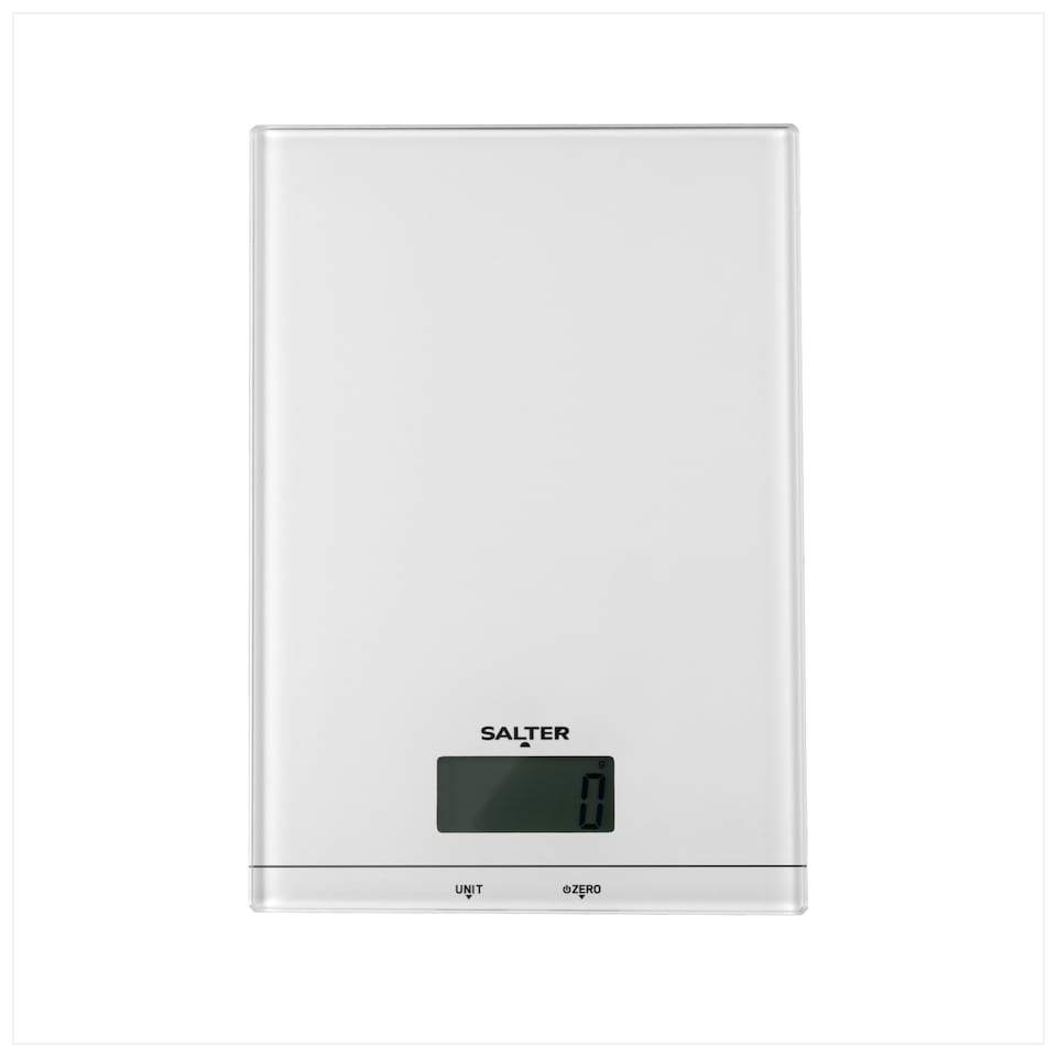 image 1 of Salter Toronto White Glass Electric Scale