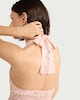 image 2 of F&F Halterneck Mini Dress in Multi Pink