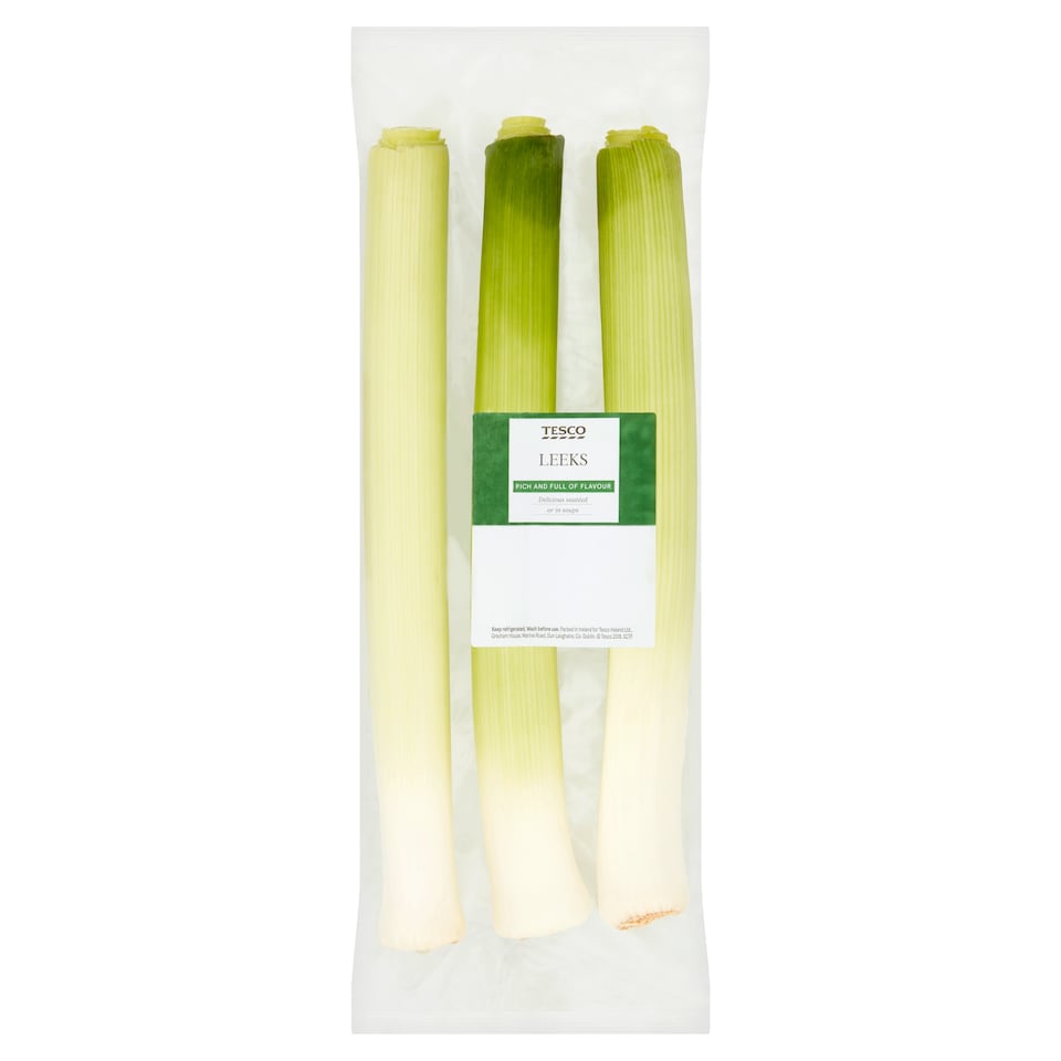 image 1 of Tesco Pre-Packed Leeks 500G