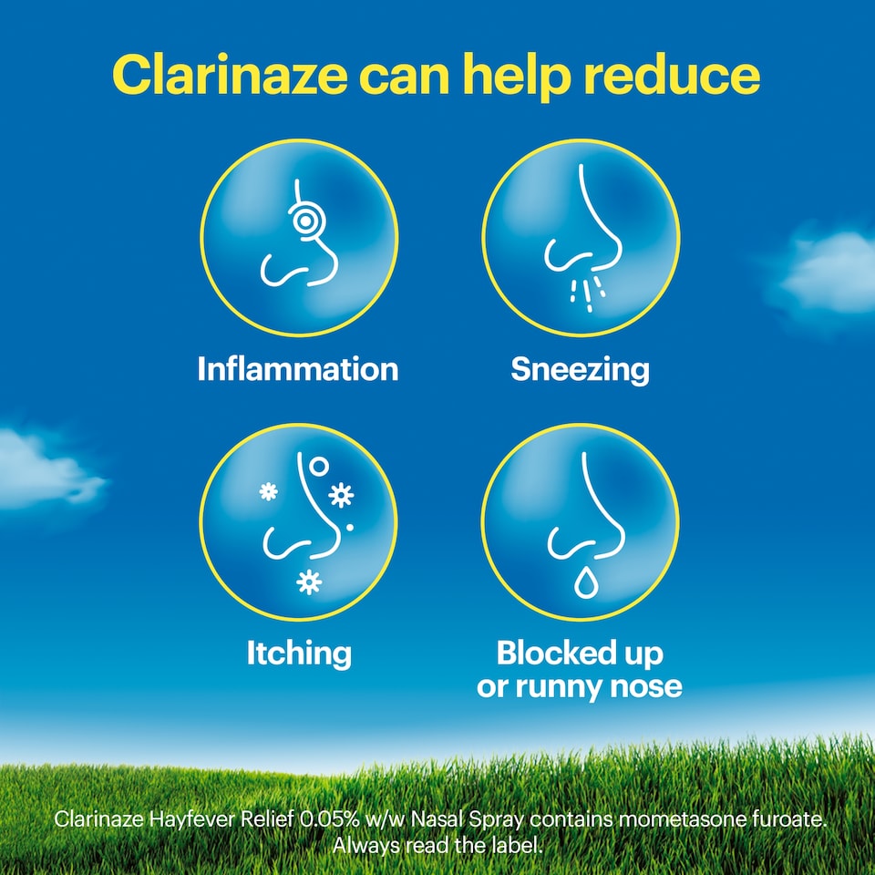 image 1 of Clarinaze Hayfever Relief Nasal Spray 60 sprays 10g