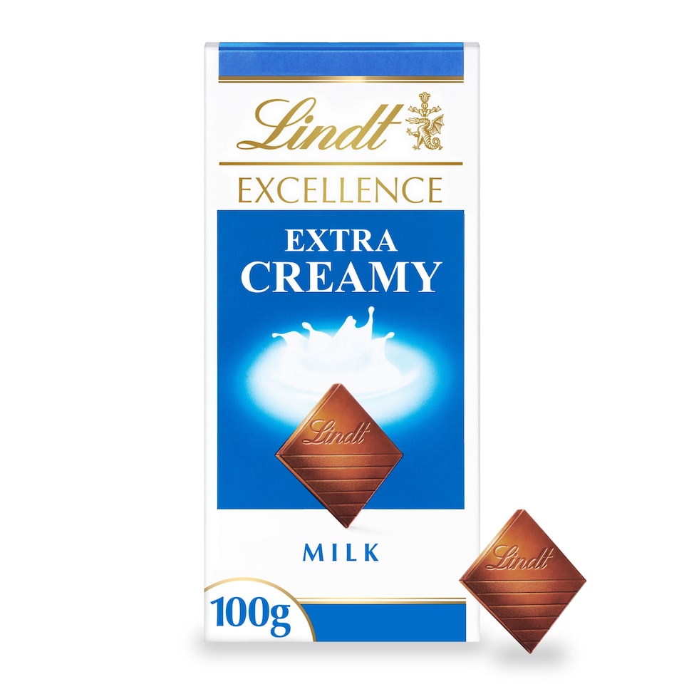 image 1 of Lindt Excellence Extra Creamy Milk Chocolate Bar 100G