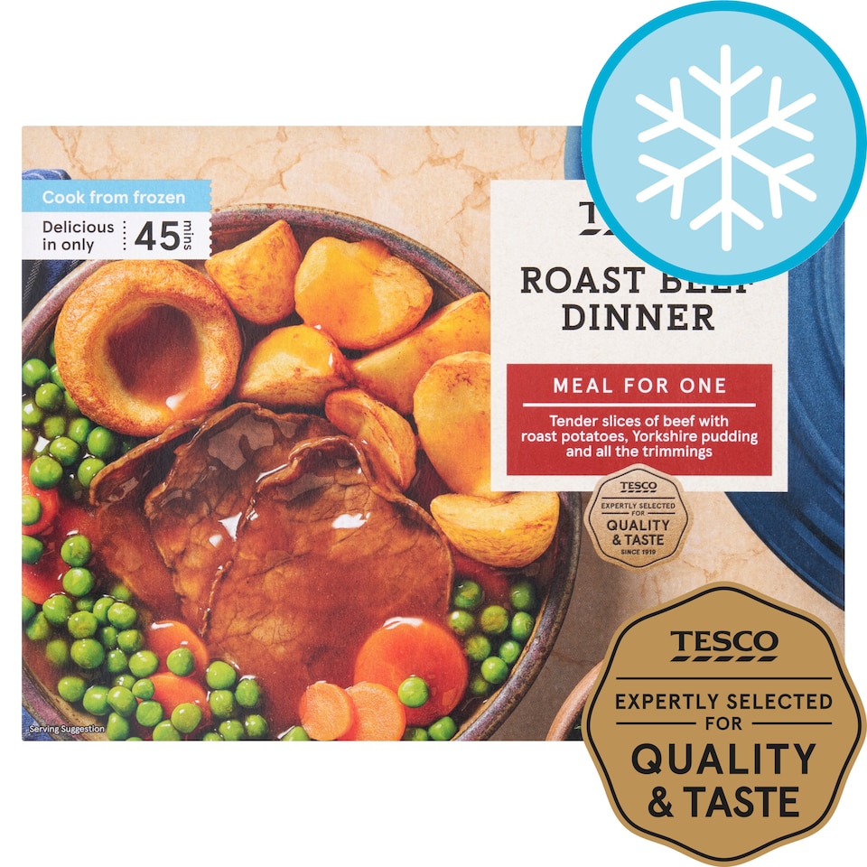 Tesco Roast Beef Dinner 400G