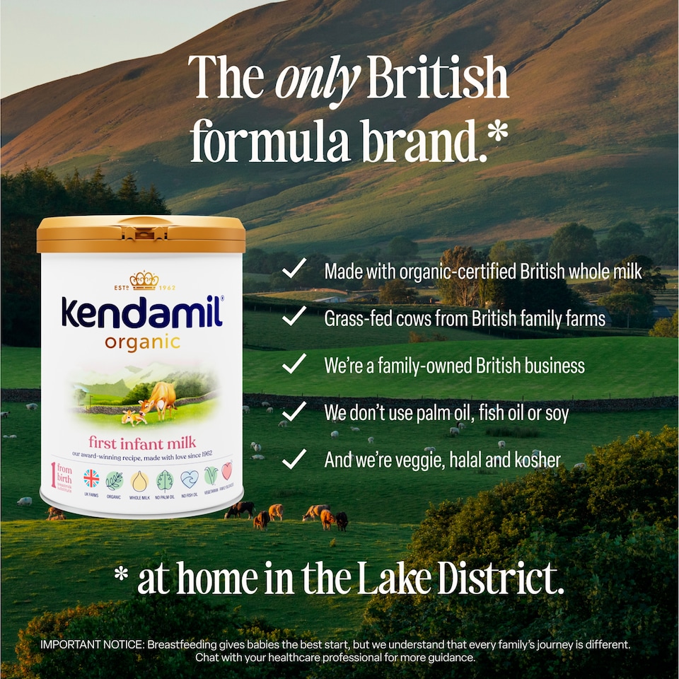 image 1 of Kendamil Organic Stage 1 First Infant Milk 800G