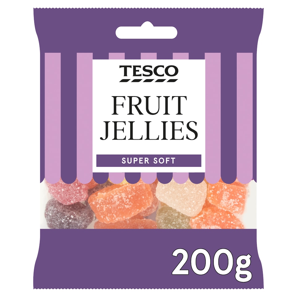 Tesco Fruit Jellies Sweets 200G