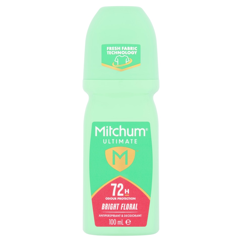 Mitchum Ultimate 72hr Roll On Bright Floral 100ml
