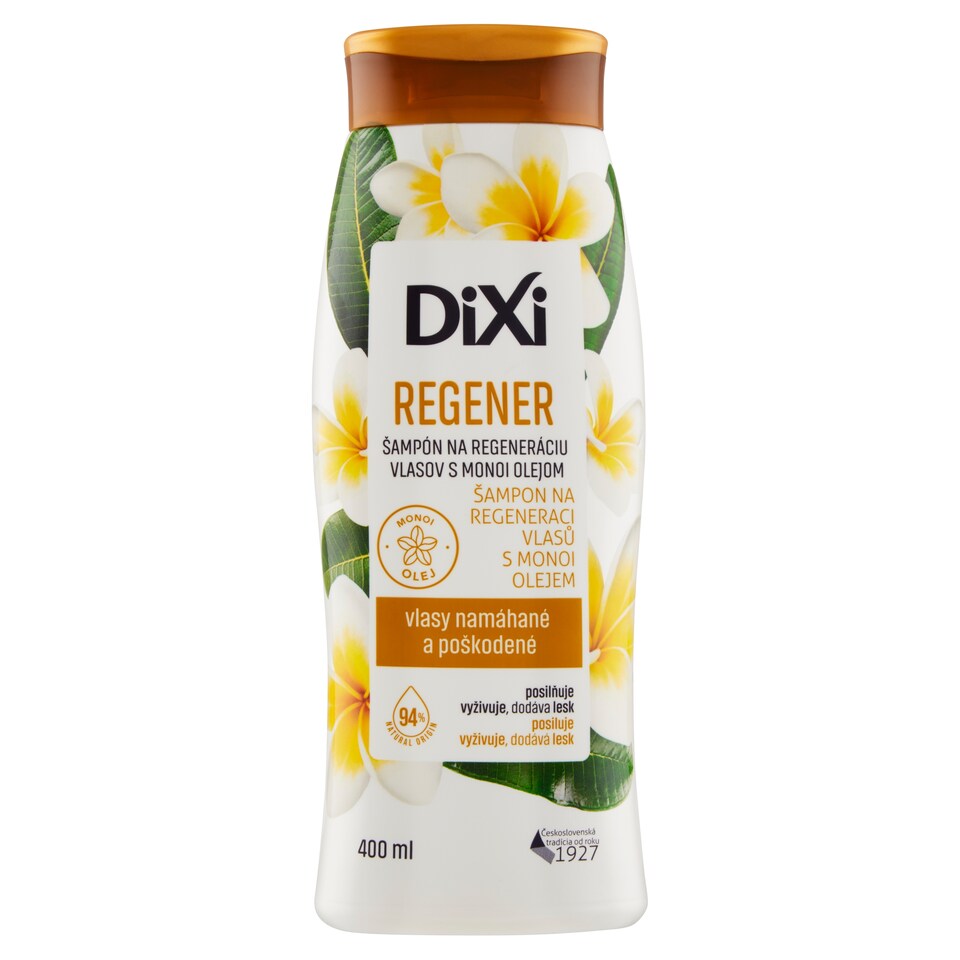 Obrázek 1 pro produkt Dixi Regener šampon na regeneraci vlasů s monoi olejem 400ml