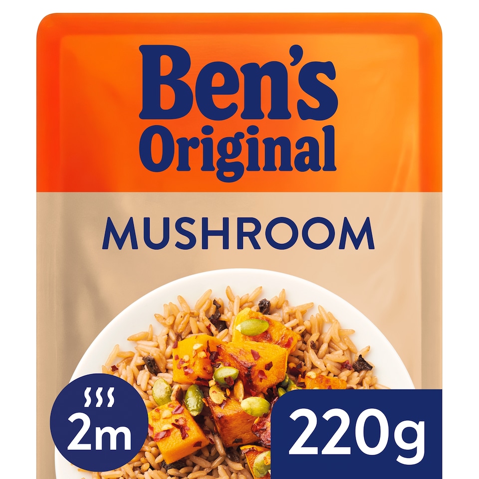 image 1 of Ben's Original Mushroom Microwave Rice 220G
