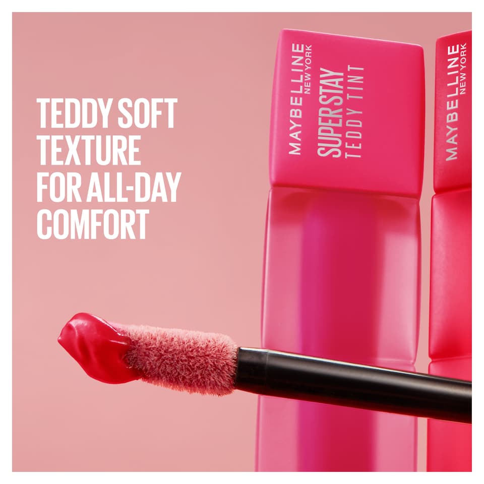 image 1 of Maybelline Super Stay Teddy Tint Lip Tint, 25 Baby Tee, 5ml