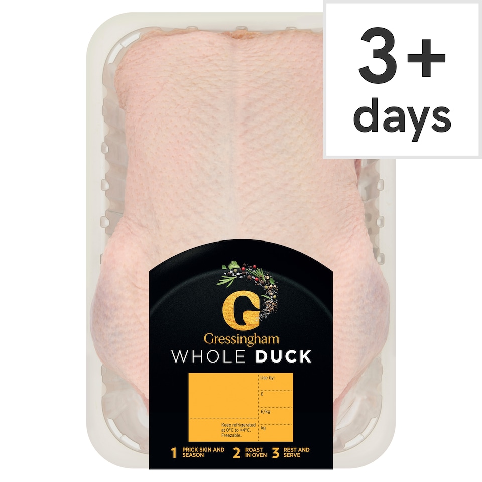 Gressingham Whole Duck With Giblets 1.8Kg