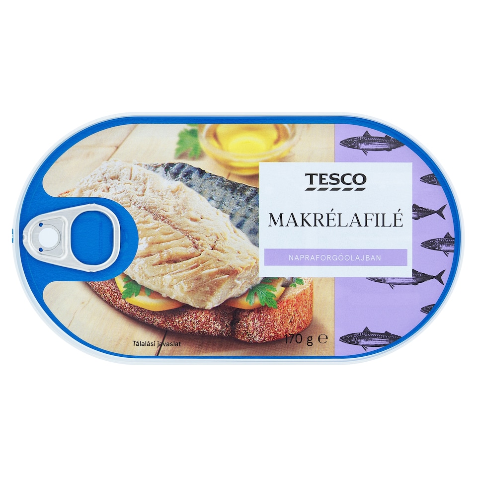 Tesco Mackerel Fillet in Sunflower Oil 170 g