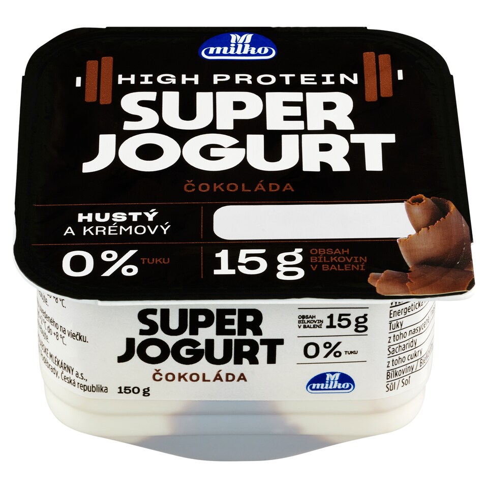 obrázok 1 z Milko High Protein super jogurt čokoládový 150 g
